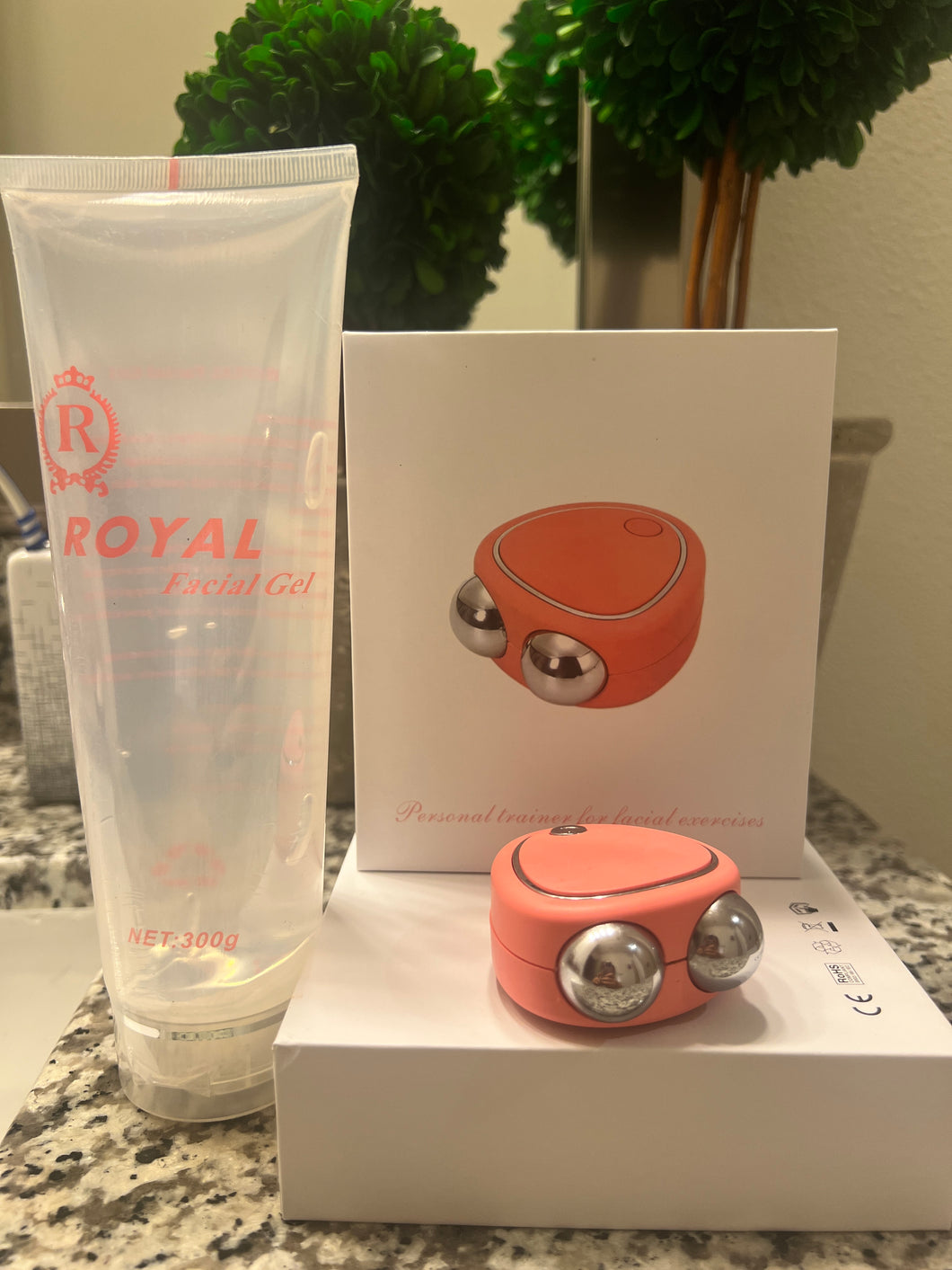 V Shape Thightentrinity Face Roller Masagge AND GEL